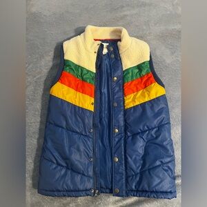 Cat & Jack Blue and Red Puffer Vest